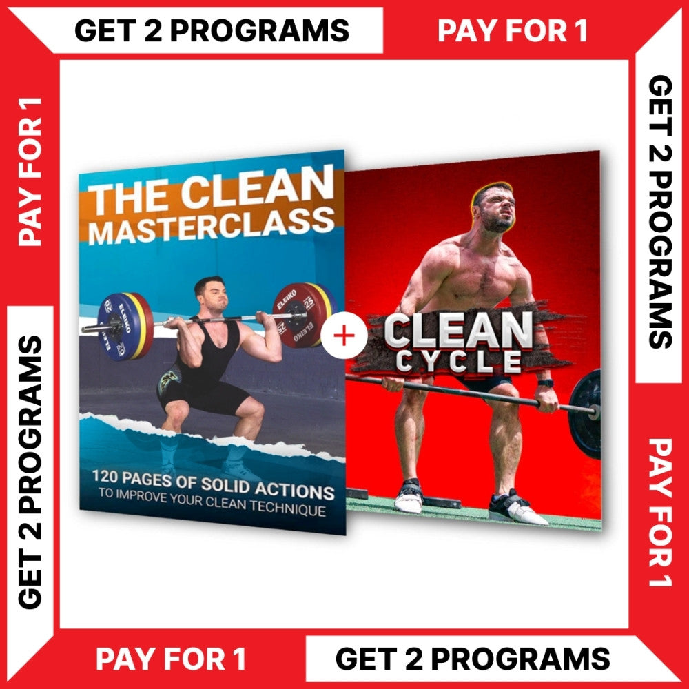 CLEAN MASTERCLASS + CLEAN CYCLE - BUY 1 - GET 1 FREE (Torokhtiy Weightlifting)