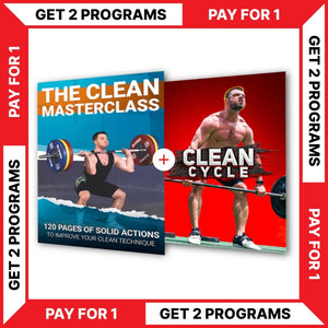 CLEAN MASTERCLASS + CLEAN CYCLE - BUY 1 - GET 1 FREE (Torokhtiy Weightlifting)