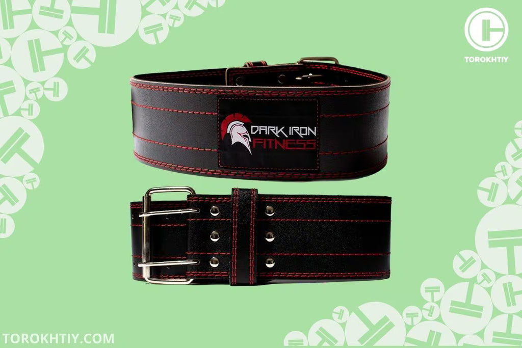 Dark Iron Fitness Weight Lifting Belt for Men & Women