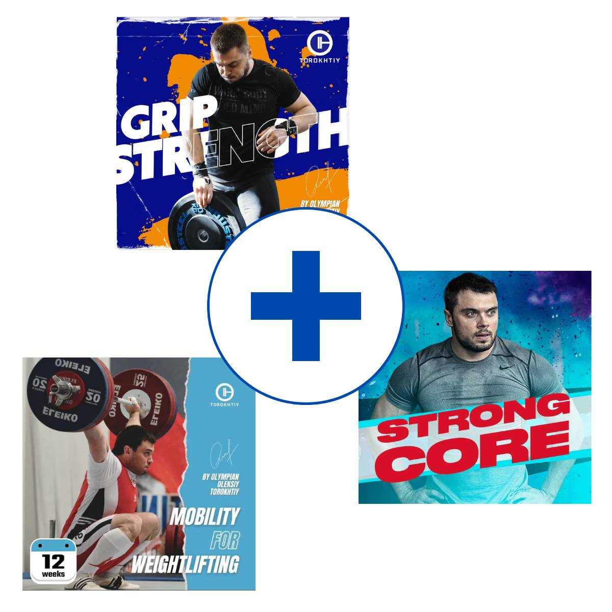 Grip Strength and strong core and mobility covering set of olympic weightlifting program by Oleksiy Torokhtiy