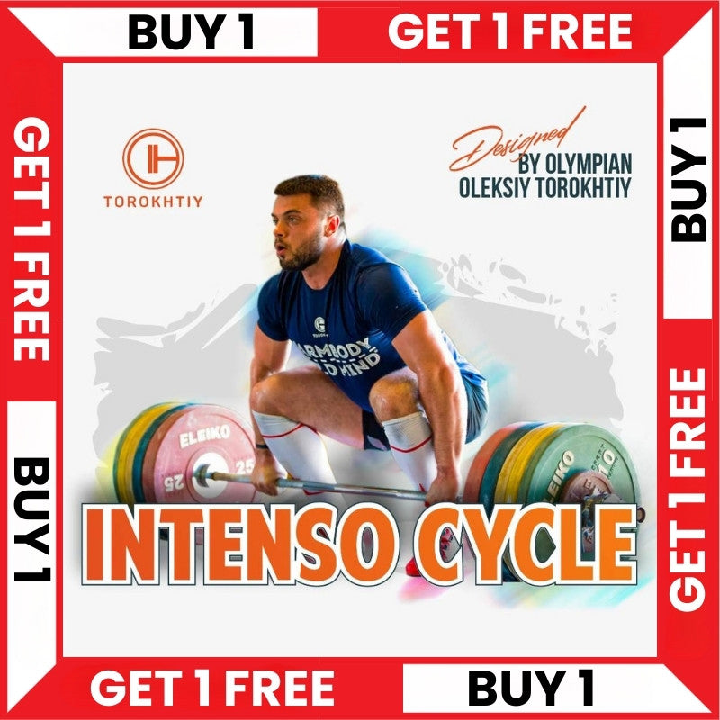 INTENSO CYCLE PROGRAM - BUY 1 - GET 1 FREE (Torokhtiy Weightlifting)