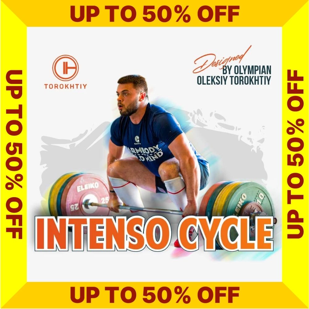 INTENSO CYCLE - SALE UP TO 50% OFF (Torokhtiy Weightlifting)