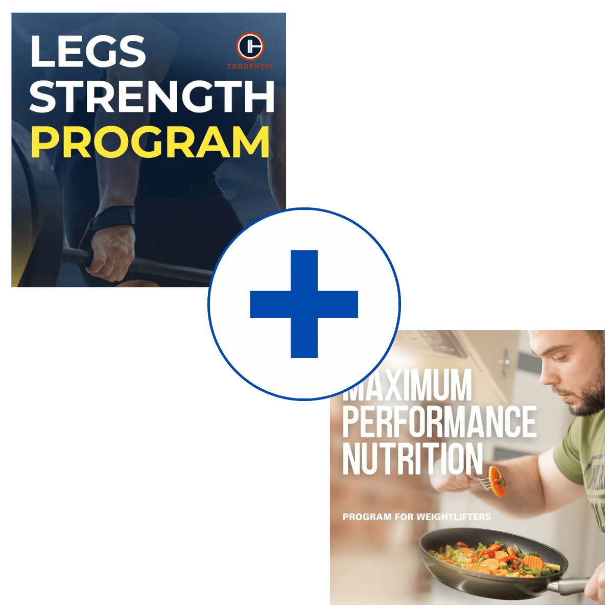 Cover of leg strength and nutrition olympic weightlifting programs by Oleksiy Torokhtiy