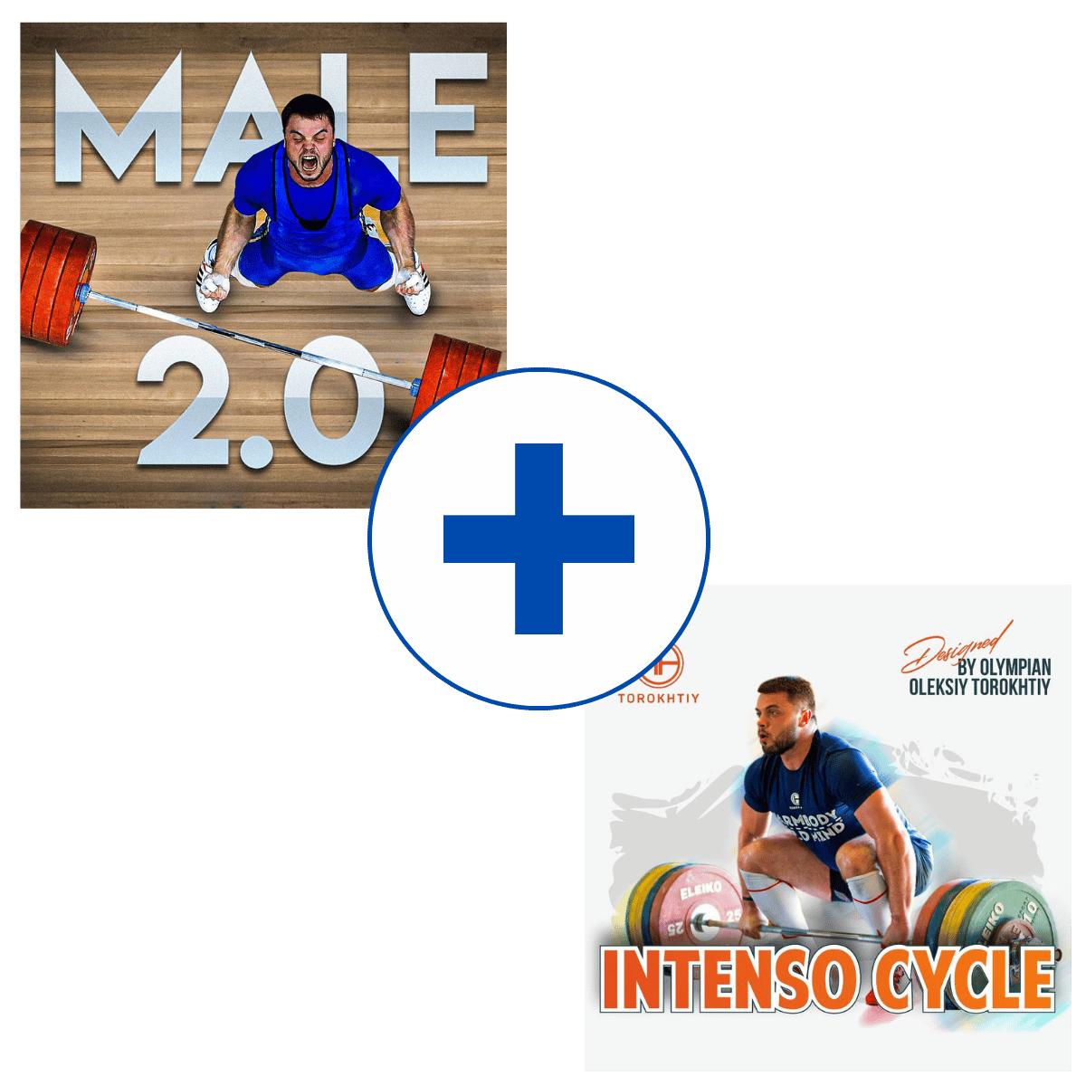 Covering of intenso and male olympic weightlifting set of programs by Oleksiy Torokhtiy