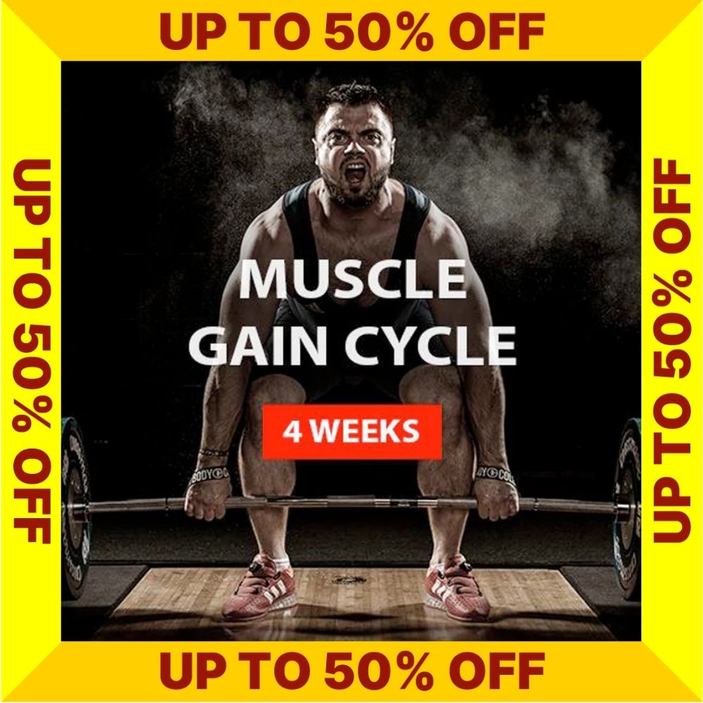 MUSCLE GAIN CYCLE - SALE UP TO 50% OFF (Torokhtiy Weightlifting)