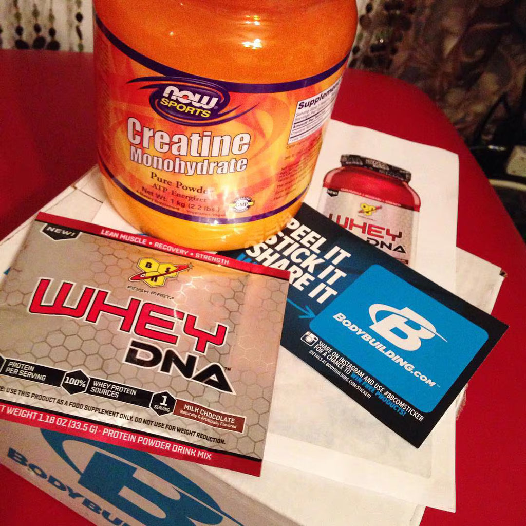 NOW Sports Nutrition Creatine Monohydrate in use