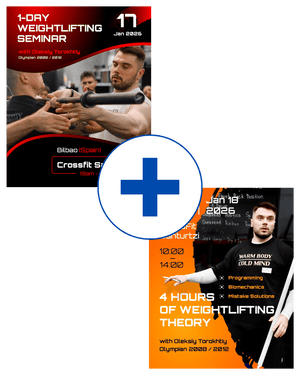 Weightlifting Seminar in Bilbao: Theory & Practice + T-shirt (January 17-18, 2026)