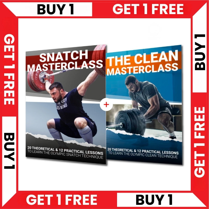 SNATCH MASTERCLASS + CLEAN MASTERCLASS - BUY 1 - GET 1 FREE (Torokhtiy Weightlifting)