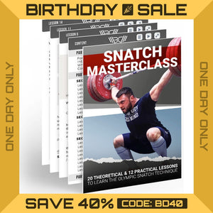 THE OLYMPIC SNATCH MASTERCLASS