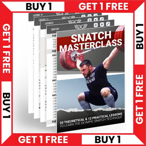 SNATCH MASTERCLASS - BUY 1 - GET 1 FREE (Torokhtiy Weightlifting)