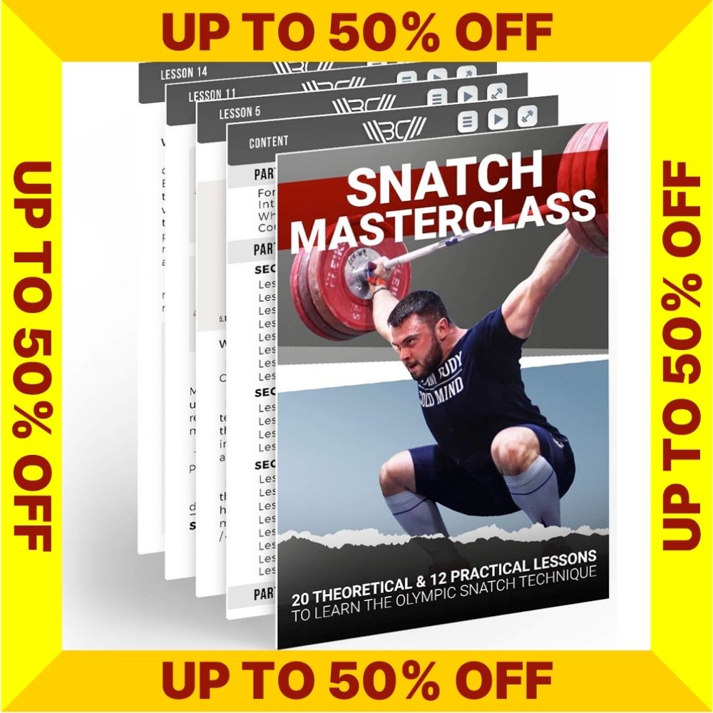THE OLYMPIC SNATCH MASTERCLASS - SALE UP TO 50% OFF (Torokhtiy Weightlifting)