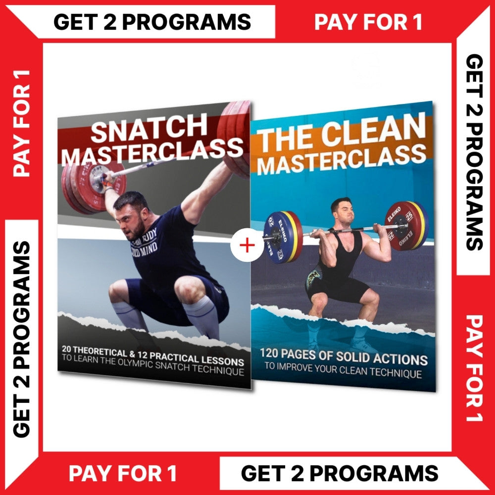 SNATCH MASTERCLASS + CLEAN MASTERCLASS - BUY 1 - GET 1 FREE (Torokhtiy Weightlifting)