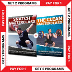 SNATCH MASTERCLASS + CLEAN MASTERCLASS - BUY 1 - GET 1 FREE (Torokhtiy Weightlifting)