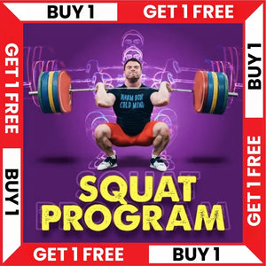 SQUAT PROGRAM - BUY 1 - GET 1 FREE (Torokhtiy Weightlifting)