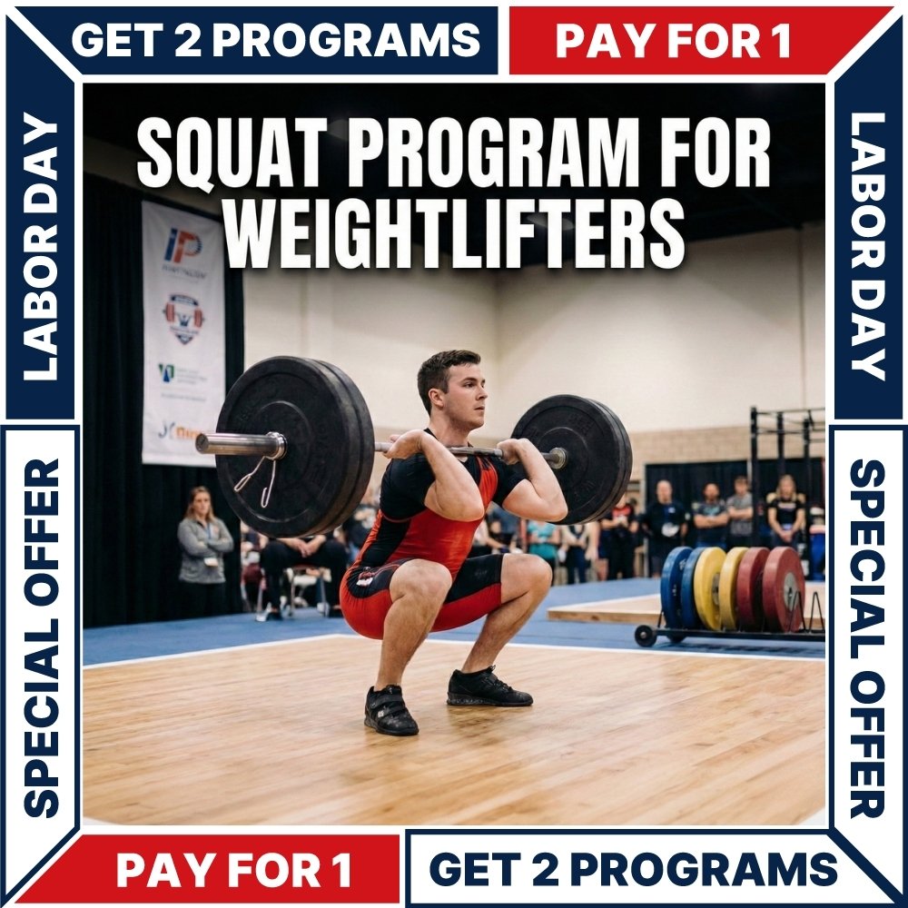 SQUAT PROGRAM FOR WEIGHTLIFTERS