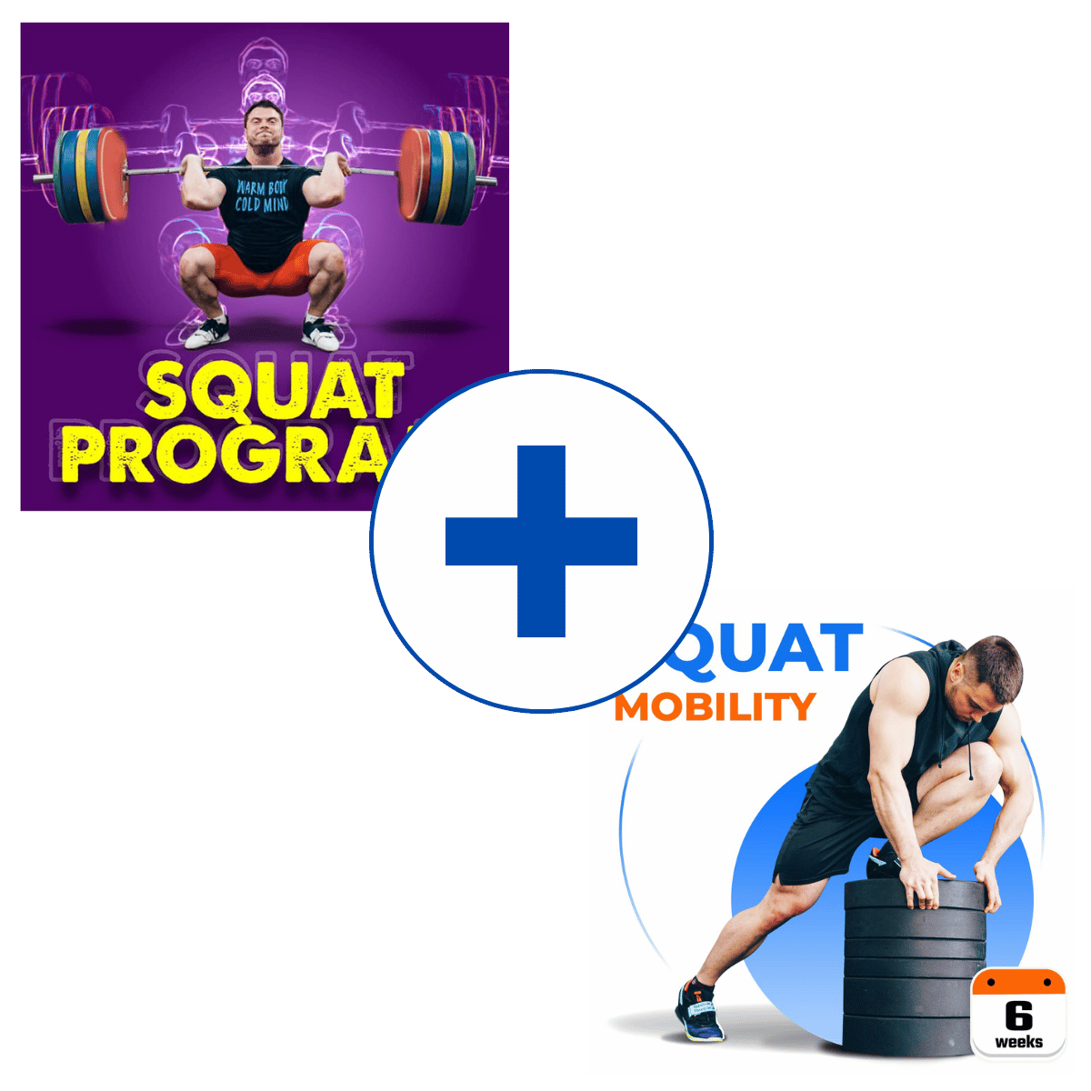 Cover of squat and squat mobility olympic weightlifting program by Oleksiy Torokhtiy