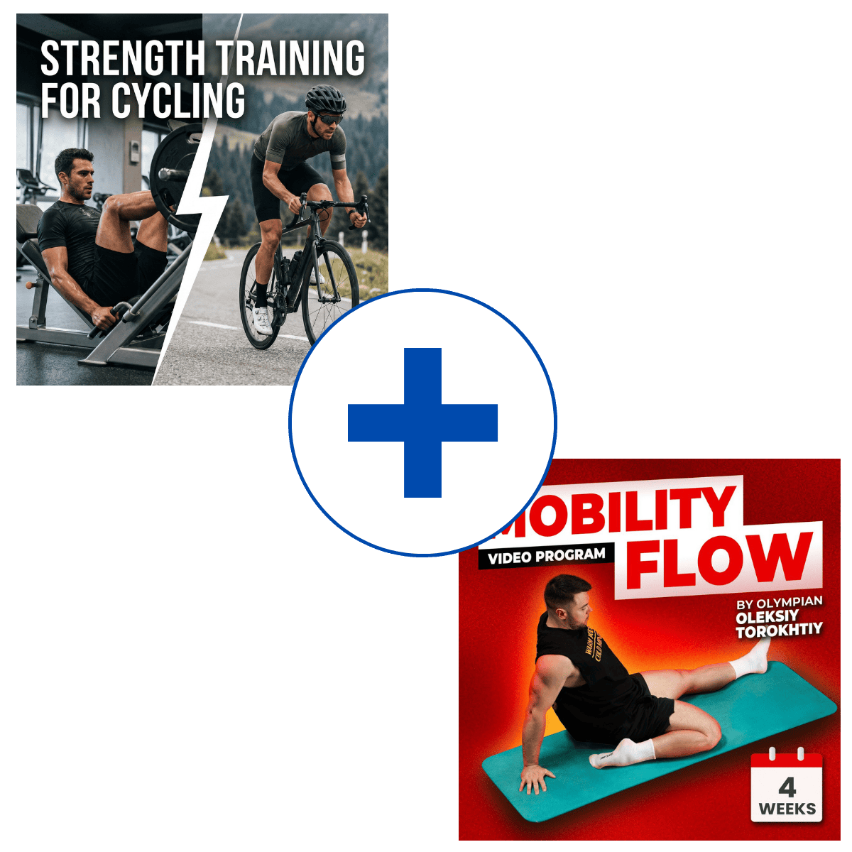 Two fitness programs for cycling and mobility flow from Oleksiy Torokhtiy