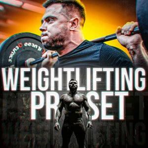 Cover for Weightlifting PR SET program with Oleksiy Torokhtiy standing with a barbell - (Torokhtiy Weightlifting)
