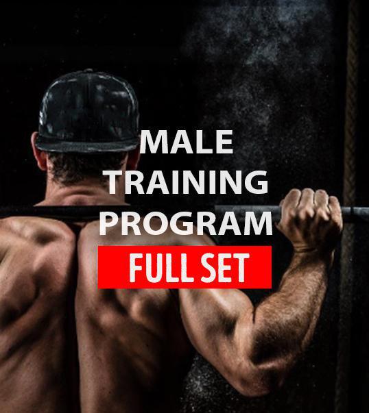 Male training program full set olympic weightlifting program